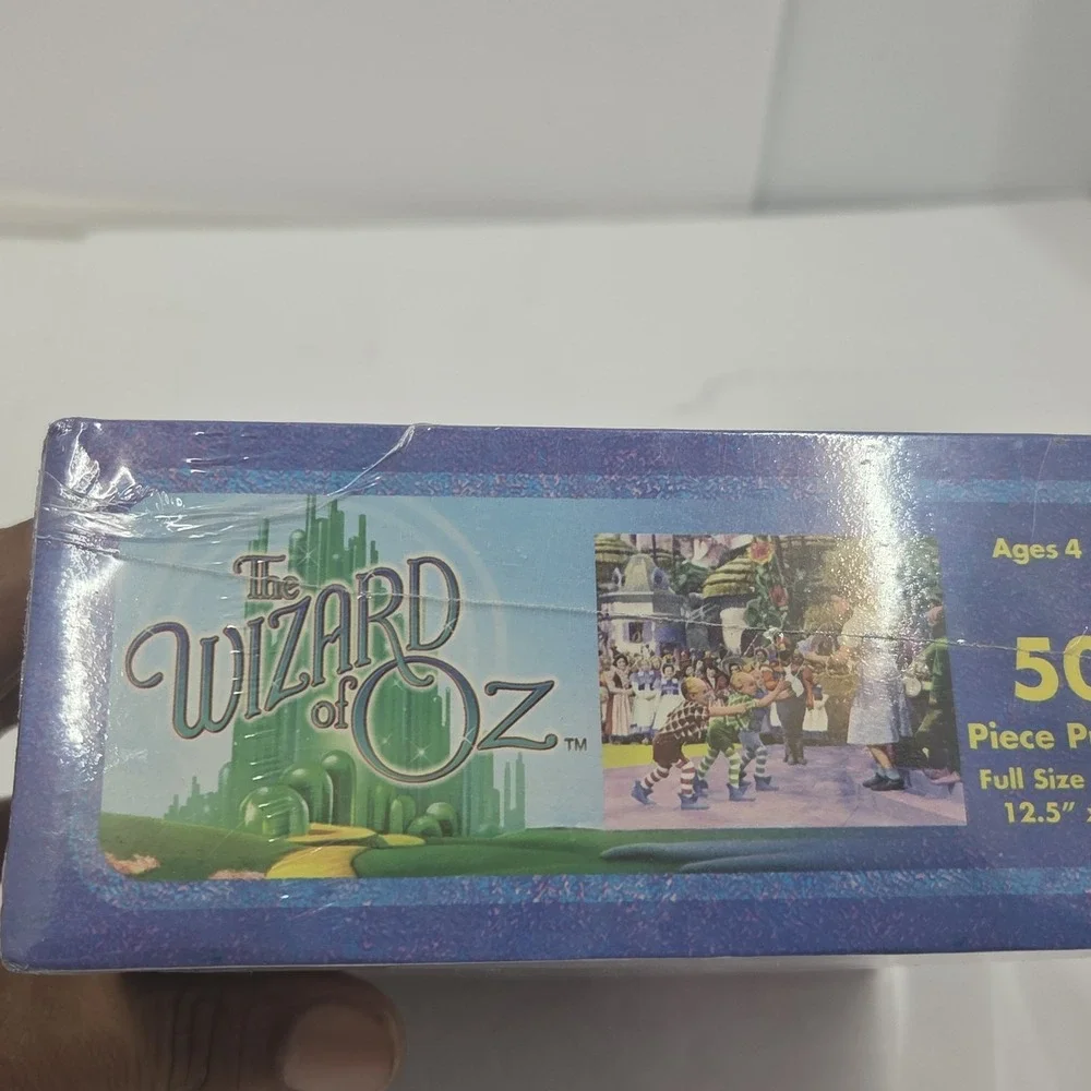 Wizard of Oz 50 Piece Puzzle Pressman Dorothy Munchkins‎ Sealed 2002 VTG 4345